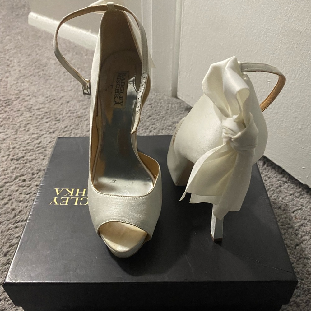 Satin shoes